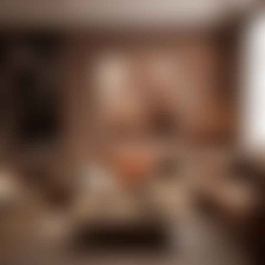 A warm and inviting atmosphere created by brown color elements