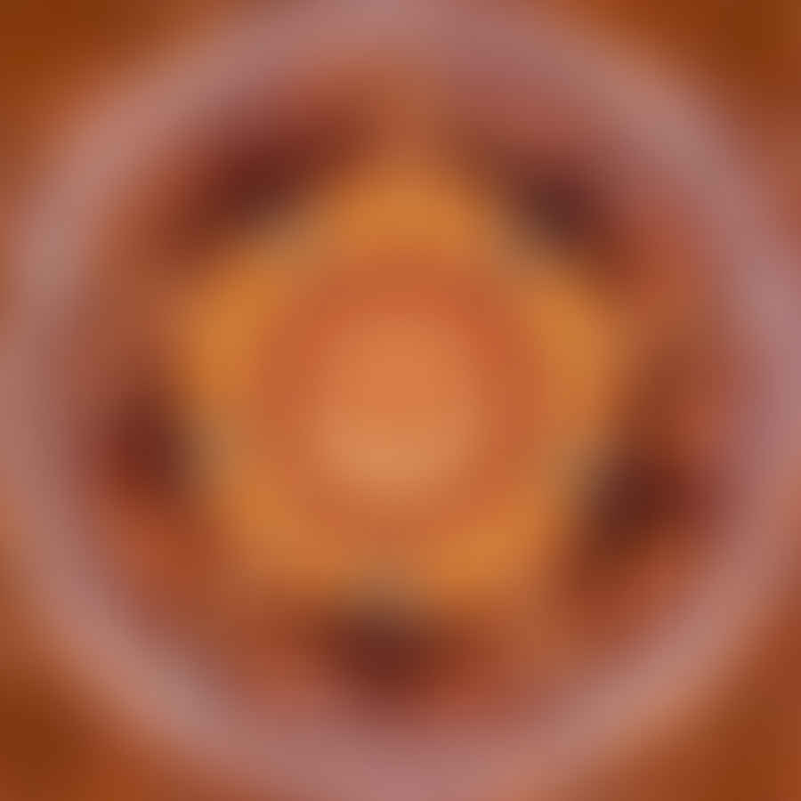 Sacral chakra symbol in vibrant orange color