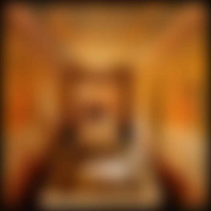 Ancient Egyptian tomb with orange color symbolism