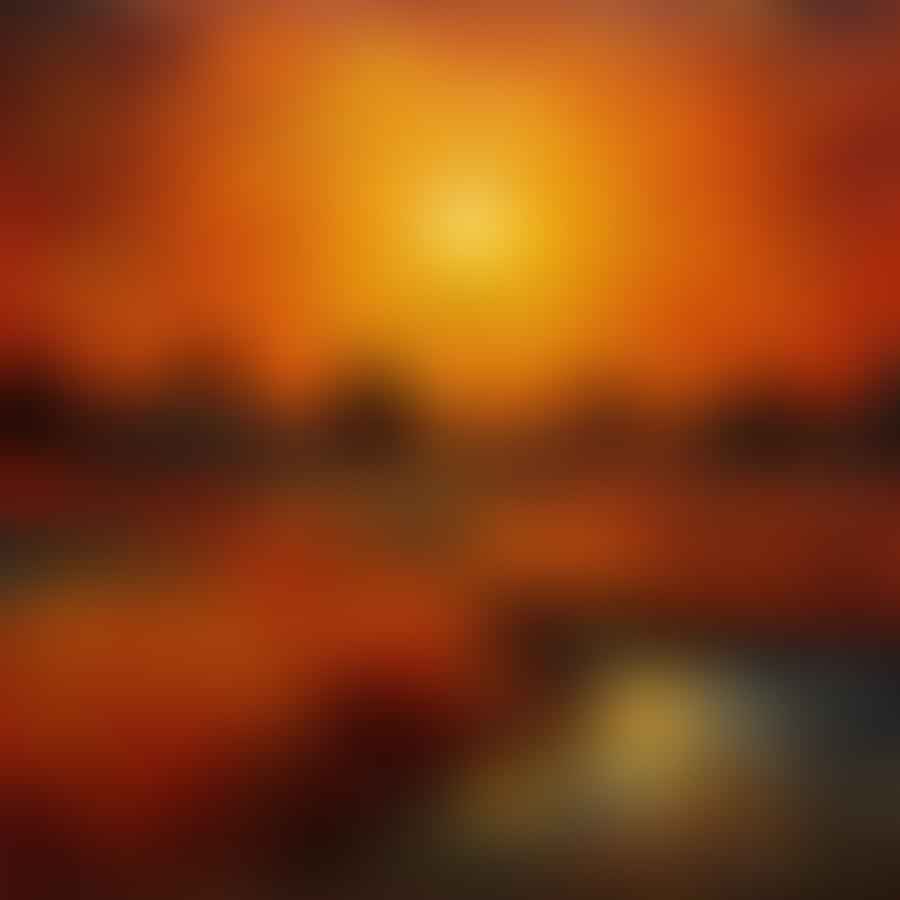 Famous painting by Vincent van Gogh featuring orange hues