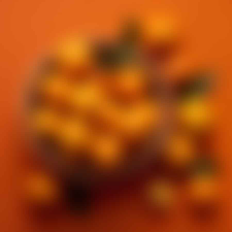orange and blue color combination in interior design