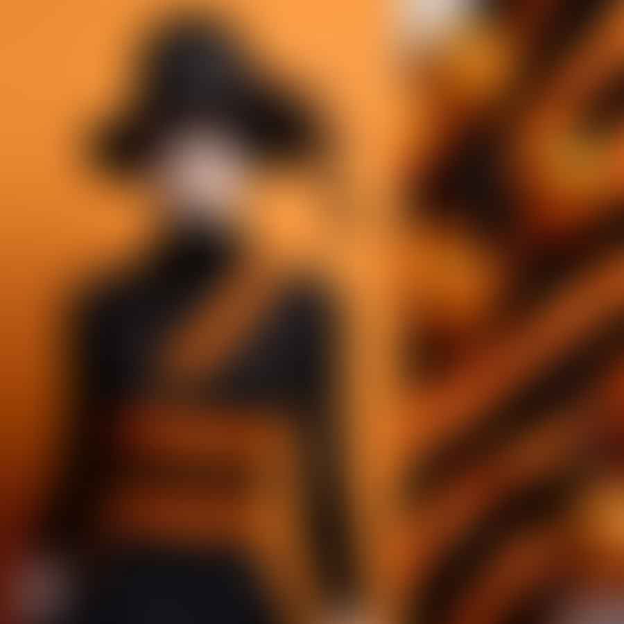 orange and black color combination in fashion